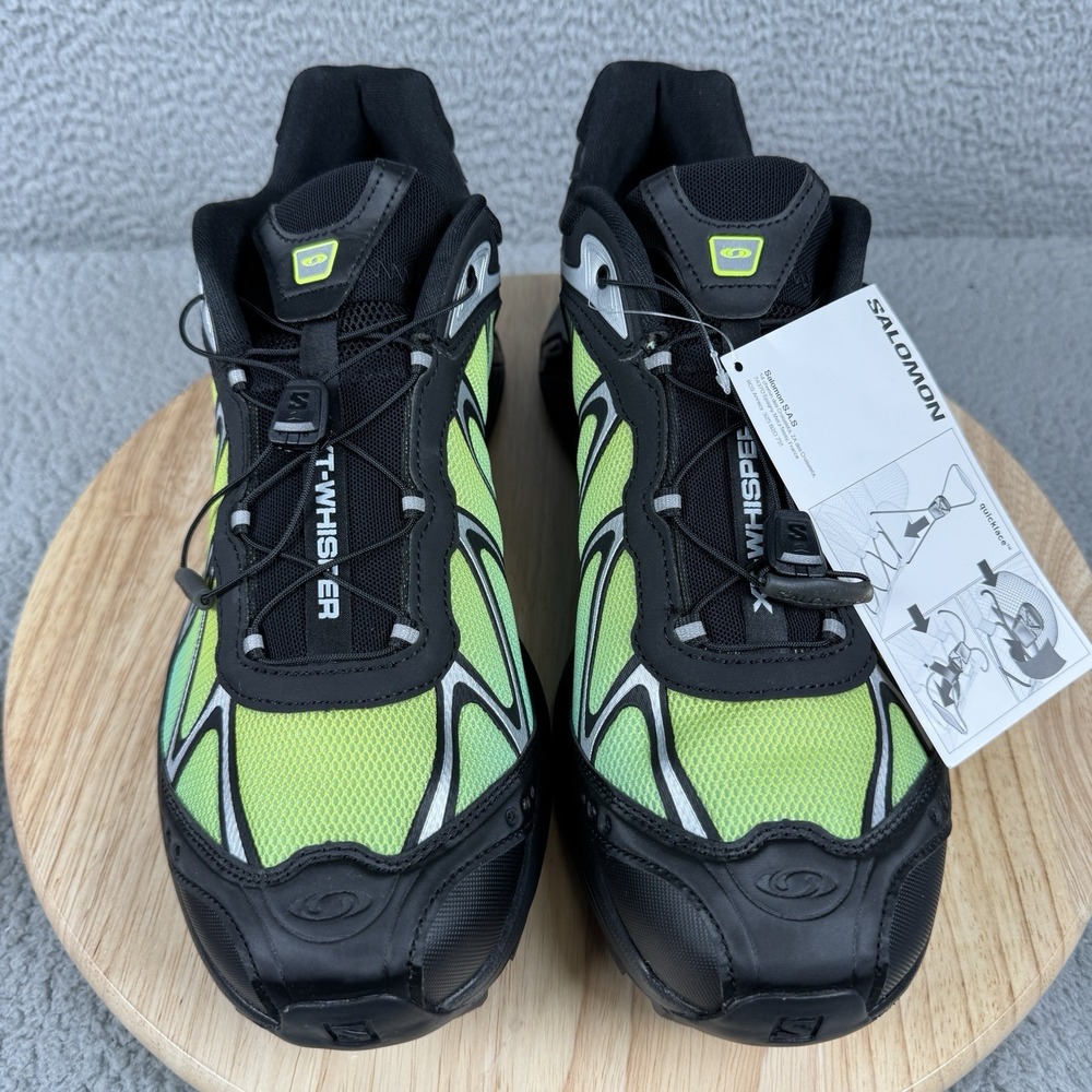 Salomon XT-Whisper Mens Size 13 Black Iced Aqua Trail Running Hiking Shoes - Picture 4 of 16